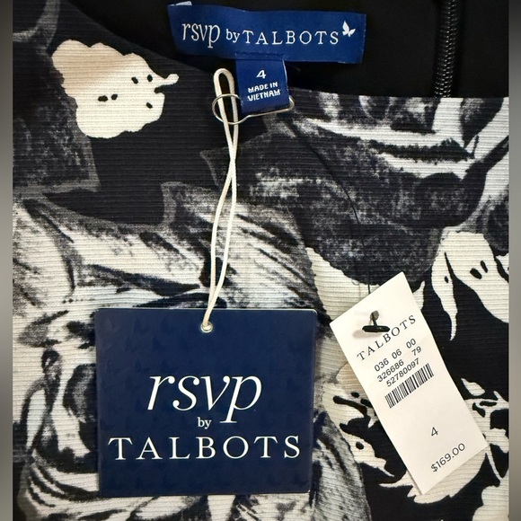Talbots RSVP Floral Fit & Flare Dress – NWT Sz 4 - Picture 6 of 7